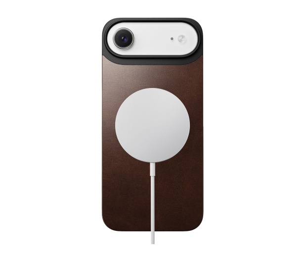 Nomad Magnetic Leather Back na iPhone Air MagSafe brown - 1362280 - zdjęcie 4